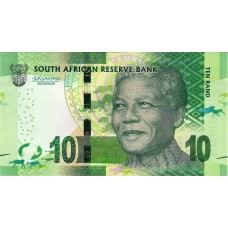 SUD AFRICA 2014 BILLETE DE 10 RANDS NELSON MANDELA SIN CIRCULAR UNC